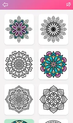 Mandala Color Game Antistress android App screenshot 7